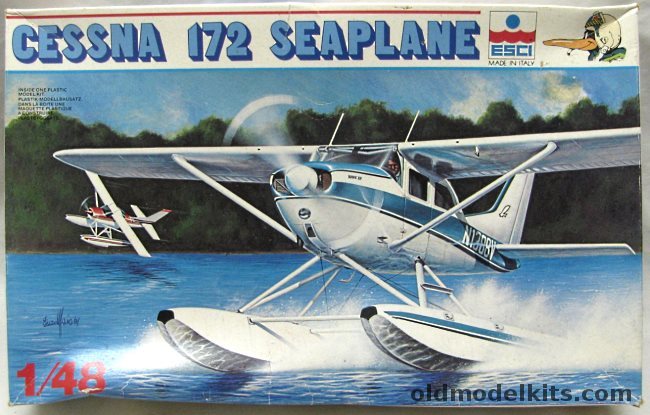 ESCI 1/48 Cessna 172 Skyhawk Hawk XP Seaplane, 4066 plastic model kit